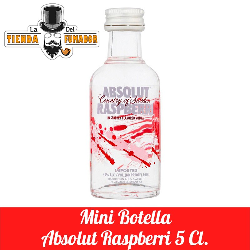 Mini Botella de ABSOLUT RASPBERRY