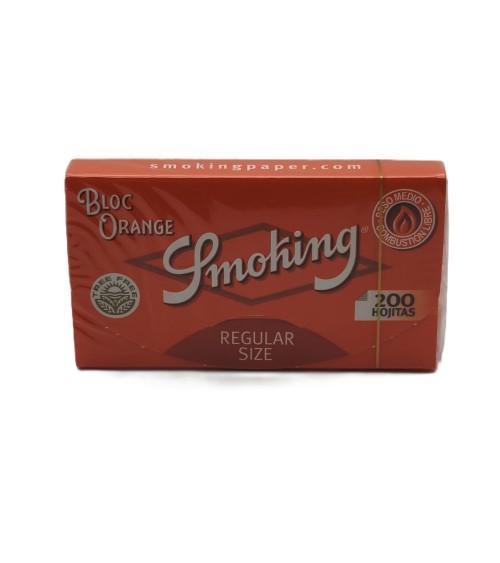 BLOC DE PAPEL DE FUMAR SMOKING NARANJA