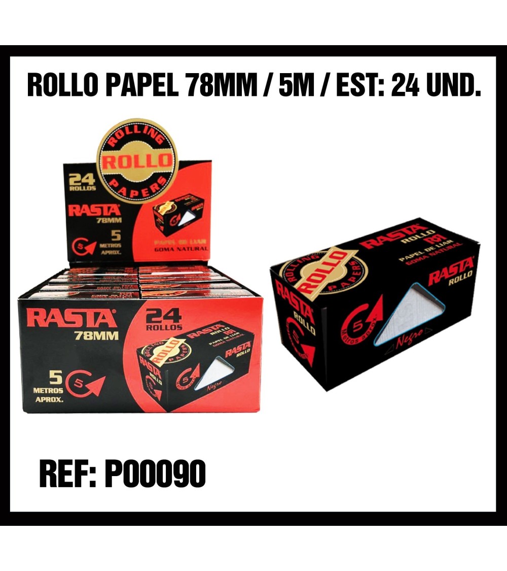 PAPEL DE FUMAR RASTA ROLLO
