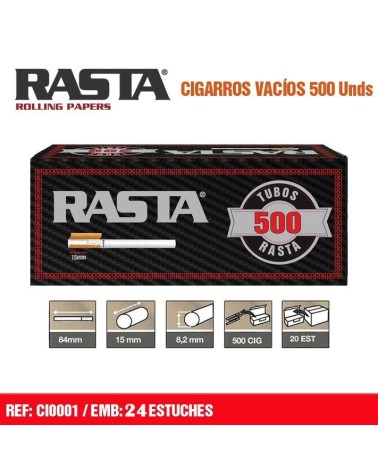 RASTA 500 TUBOS PARA RELLENAR