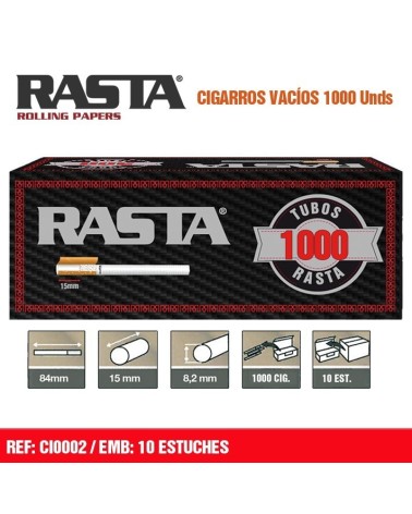 RASTA 1000 CIGARROS VACIOS