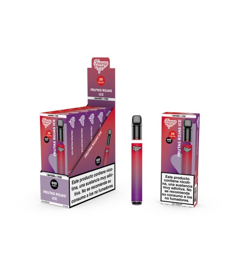 VAPER MAS RECARGA BARATO SABOR FRUTAS ROJAS