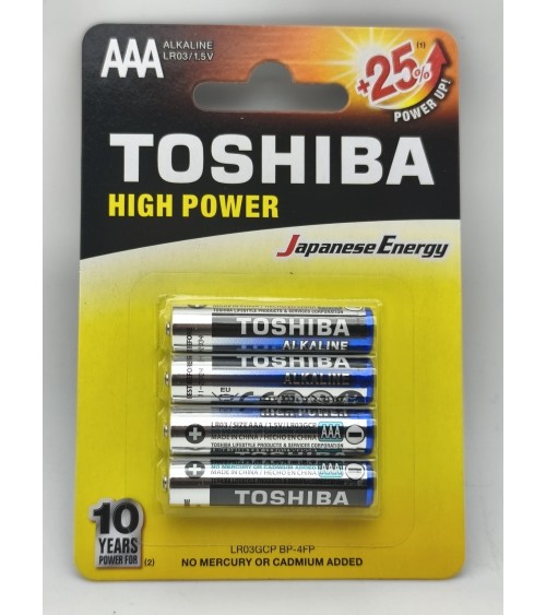 PILAS BARATAS AAA TOSHIBA