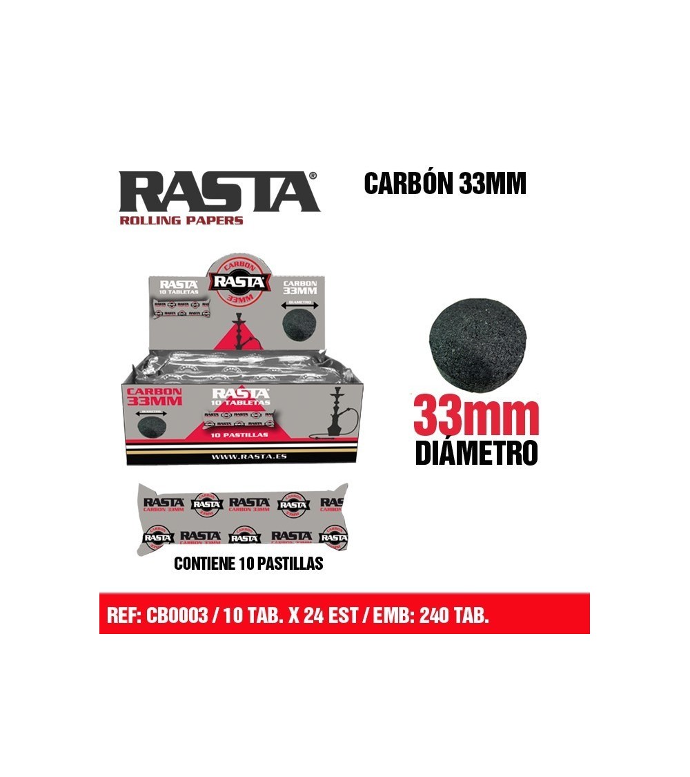 CARBON 33MM RASTA