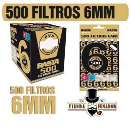 FILTROS RASTA 500 (6MM)-(16u)