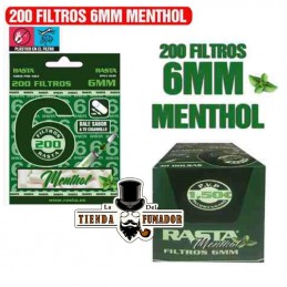 FILTROS RASTA 200 MENTHOL...