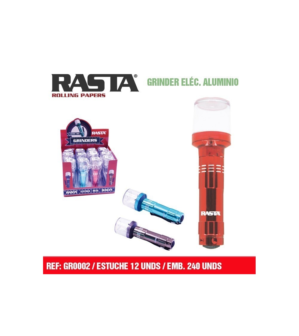 GRINDER ELECTRICO ALUMINIO RASTA