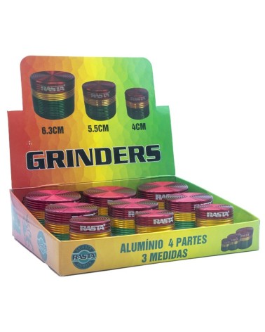 GRINDER ALUMINIO 3 MEDIDAS RASTA