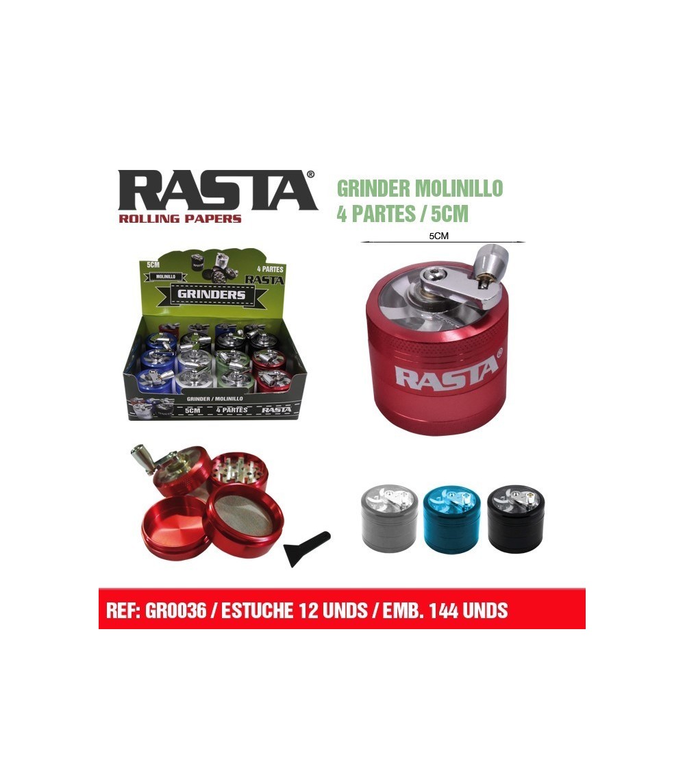GRINDER MOLINILLO 5CM RASTA