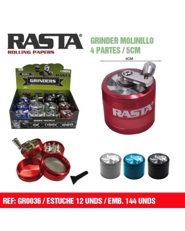 GRINDER MOLINILLO 5CM RASTA