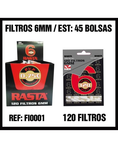 FILTROS 6MM RASTA
