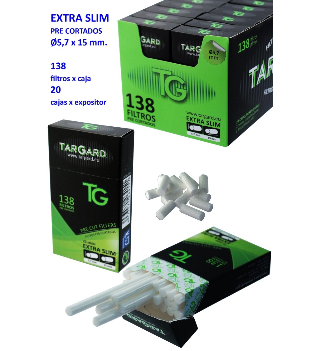 FILTROS TARGARD PRE CORTADOS EN CAJA
