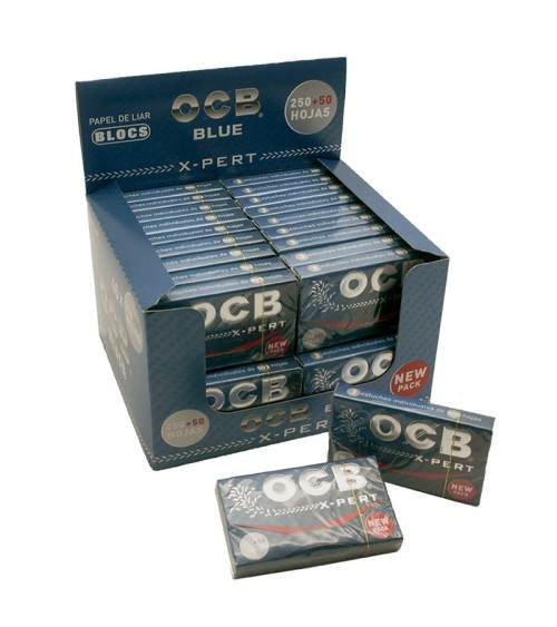 Papel OCB XPERT BLUE BLOC 300, el papel XPERT en un formato para que no te quedes sin papel de liar.