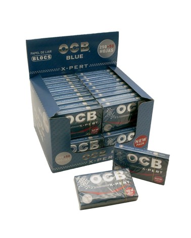 Papel OCB XPERT BLUE BLOC 300, el papel XPERT en un formato para que no te quedes sin papel de liar.