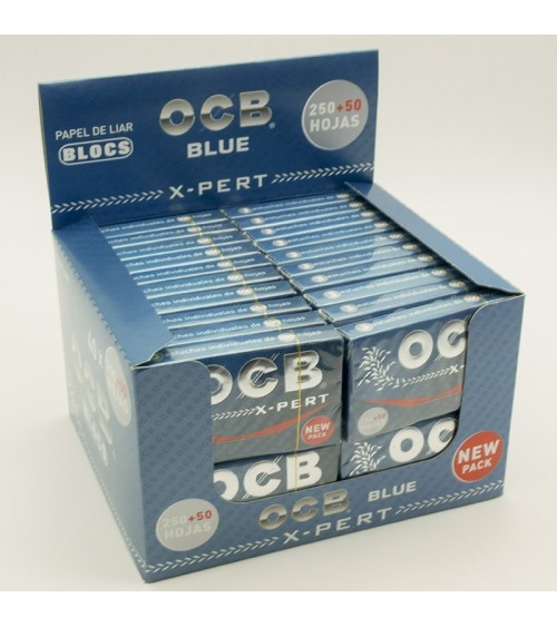 Papel OCB XPERT BLUE BLOC 300, el papel XPERT en un formato para que no te quedes sin papel de liar.