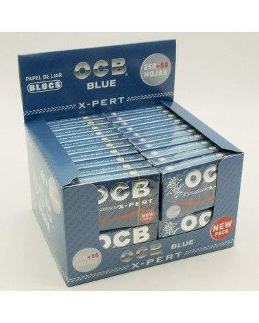 Papel OCB XPERT BLUE BLOC 300, el papel XPERT en un formato para que no te quedes sin papel de liar.