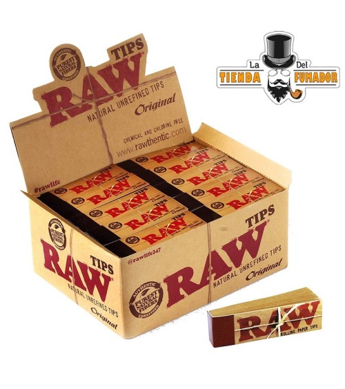 TIPS RAW, FILTROS DE CARTON , 50 unidades en caja