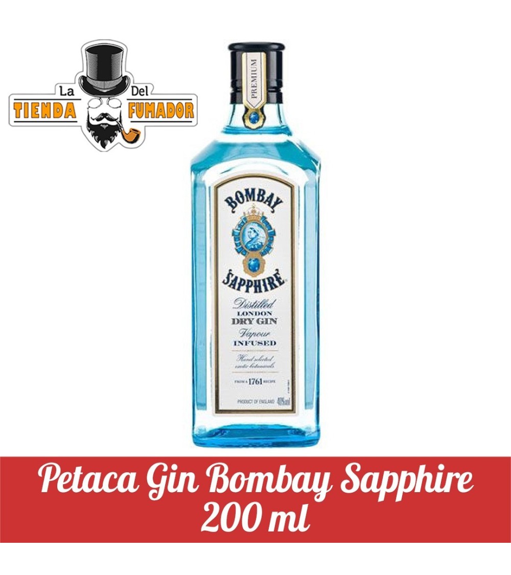 PETACA GINEBRA BOMBAY SAPPHIRE 200ML