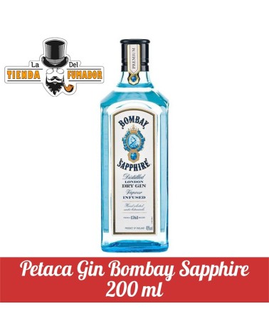 PETACA GINEBRA BOMBAY SAPPHIRE 200ML