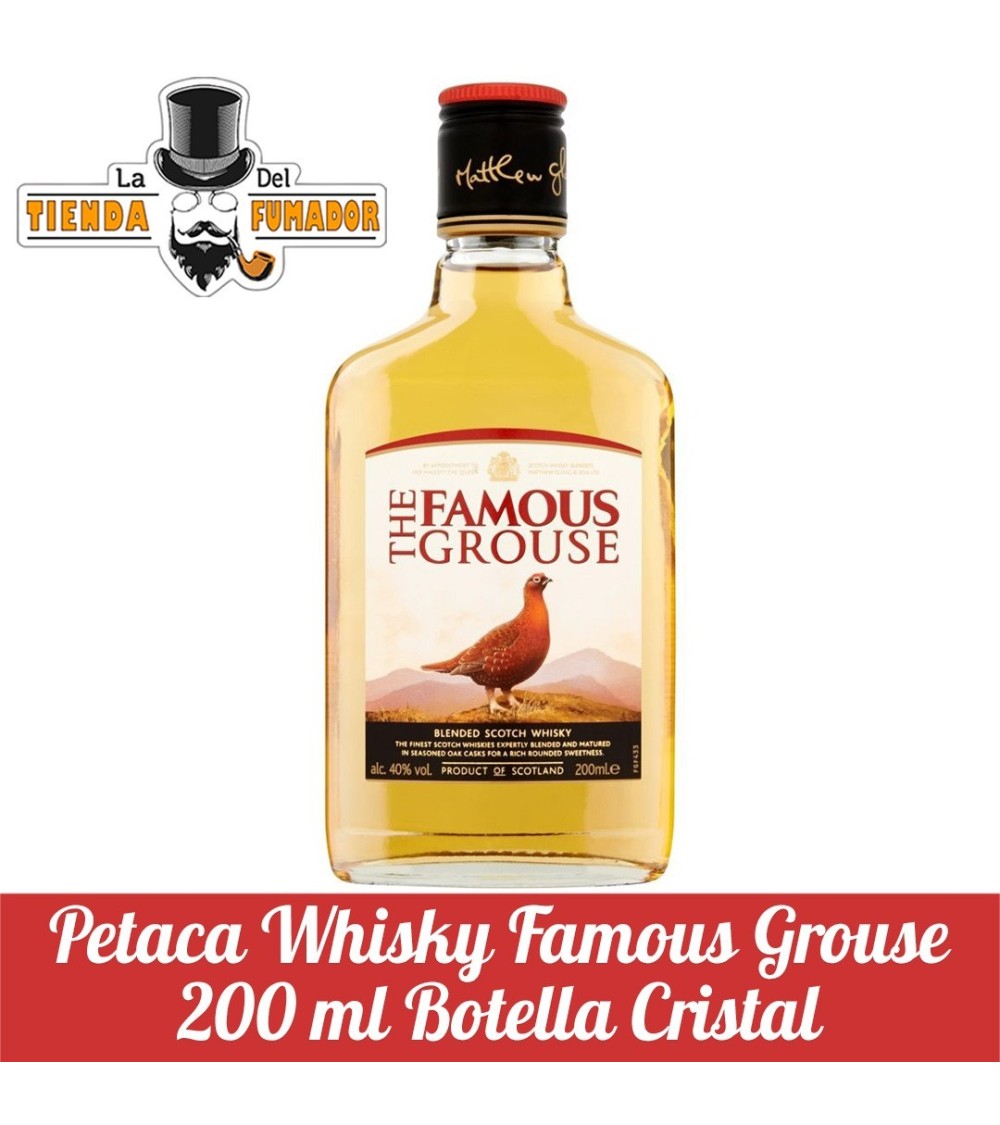 PETACA WHISKY THE FAMOUS GROUSE 200 ML