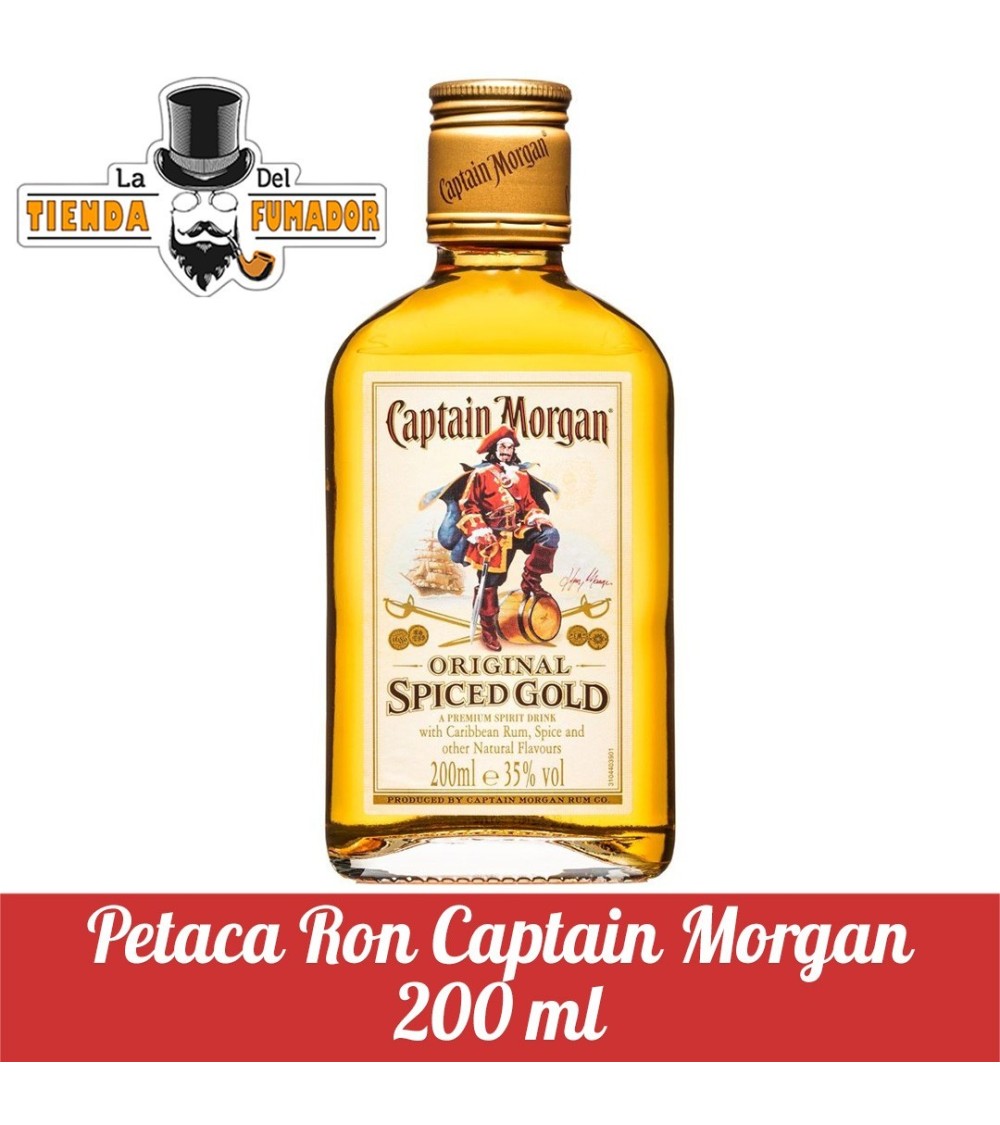 PETACA RON CAPTAIN MORGAN 200 ML