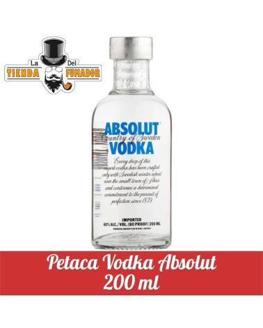 PETACA VODKA ABSOLUT 200 ML