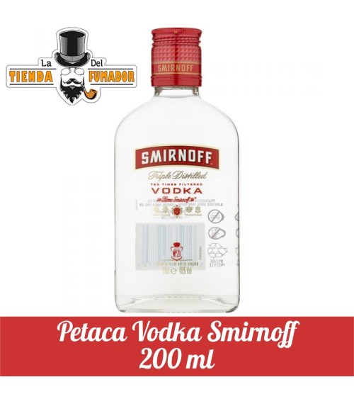 PETACA VODKA SMIRNOFF 200 ML