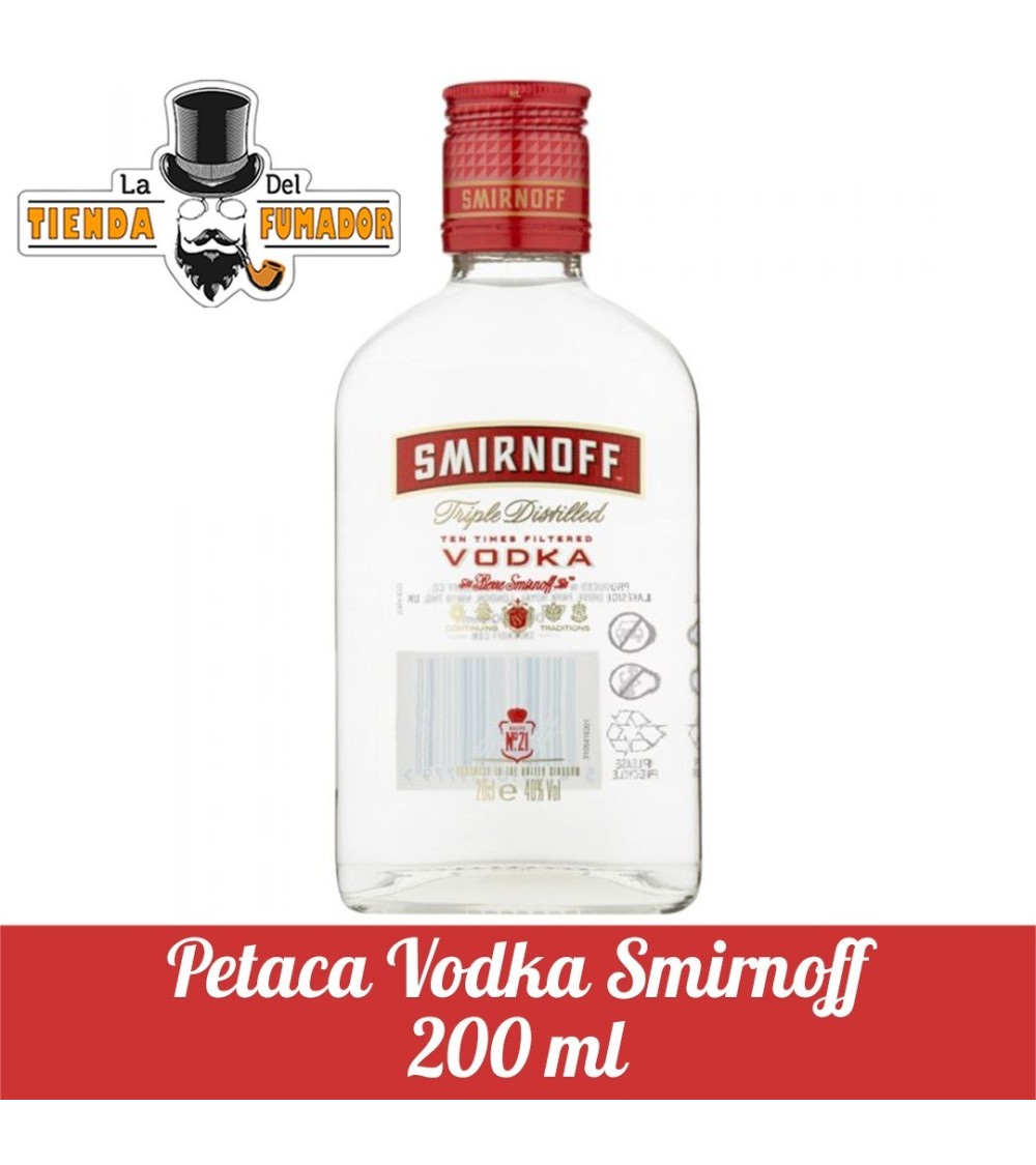 PETACA VODKA SMIRNOFF 200 ML