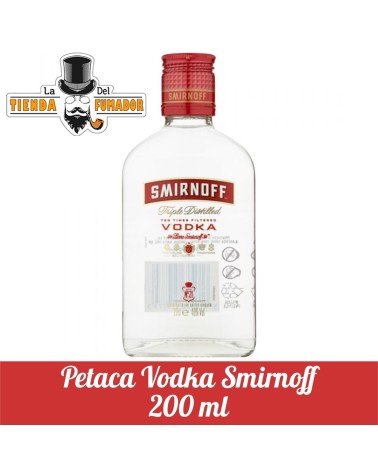 PETACA VODKA SMIRNOFF 200 ML