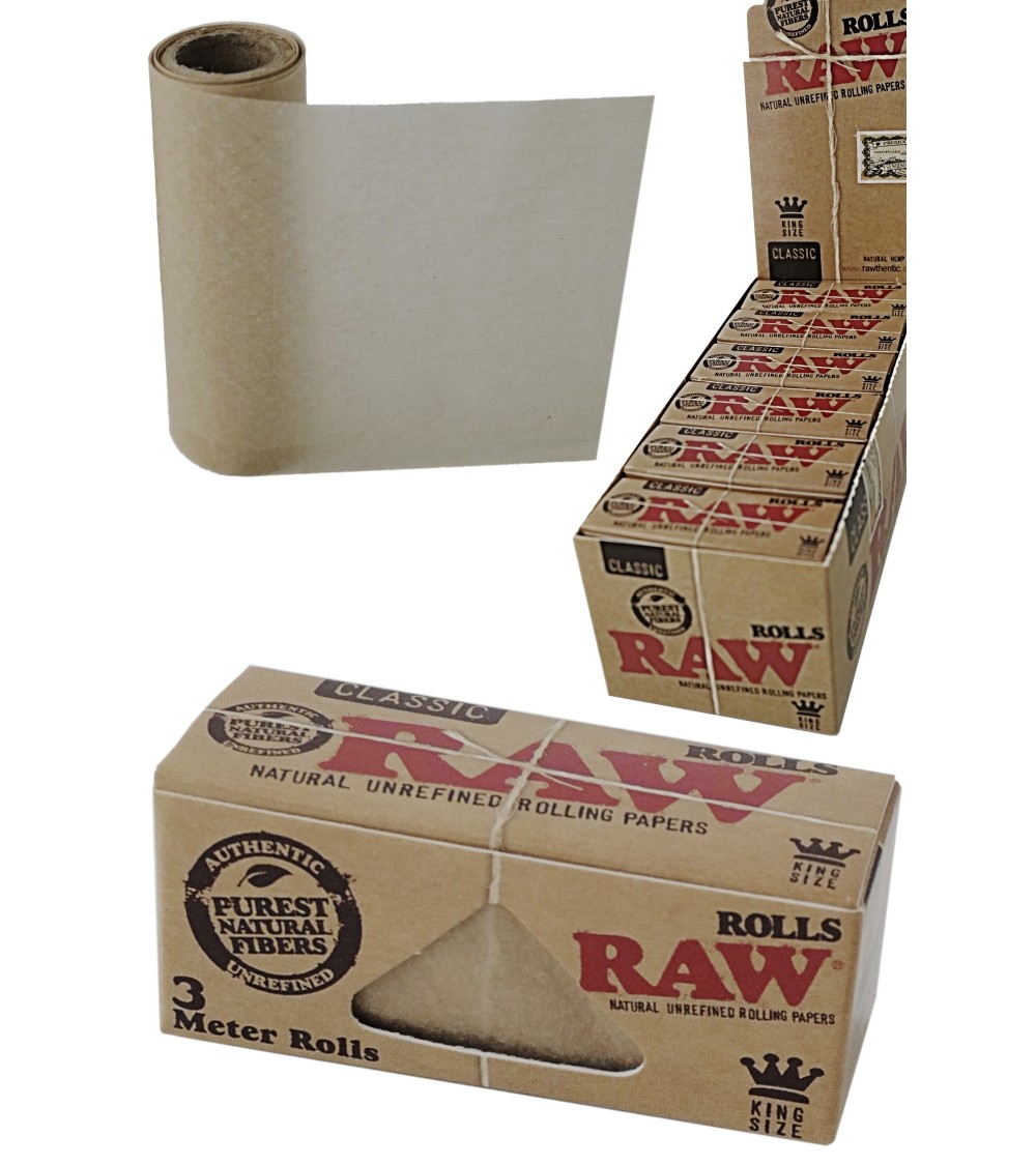 PAPEL DE FUMAR RAW ROLLO