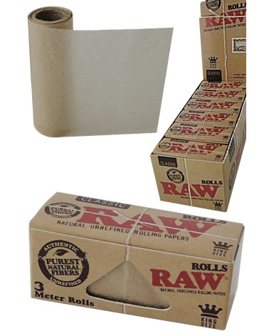 PAPEL DE FUMAR RAW ROLLO