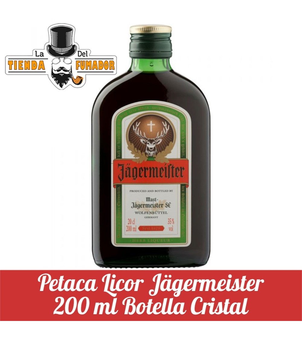 PETACA LICOR JAGERMEISTER 200 ML