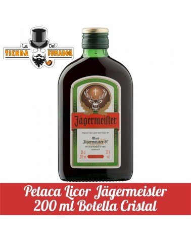 PETACA LICOR JAGERMEISTER 200 ML