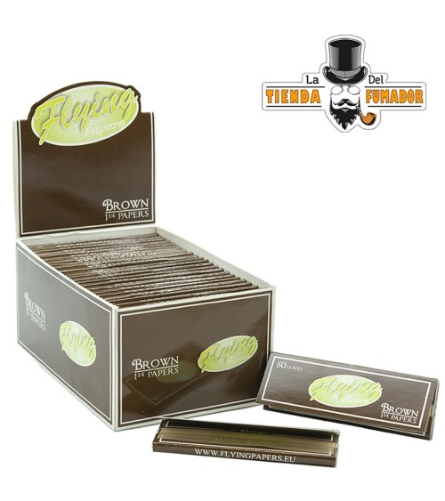 PAPEL FLYING BROWN 1.1/4 78mm (50u)