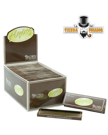 PAPEL FLYING BROWN 1.1/4 78mm (50u)