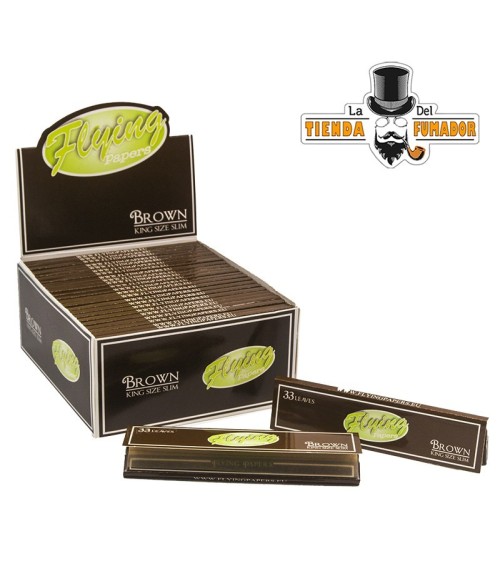 PAPEL FLYING BROWN SLIM 110 mm (50u)