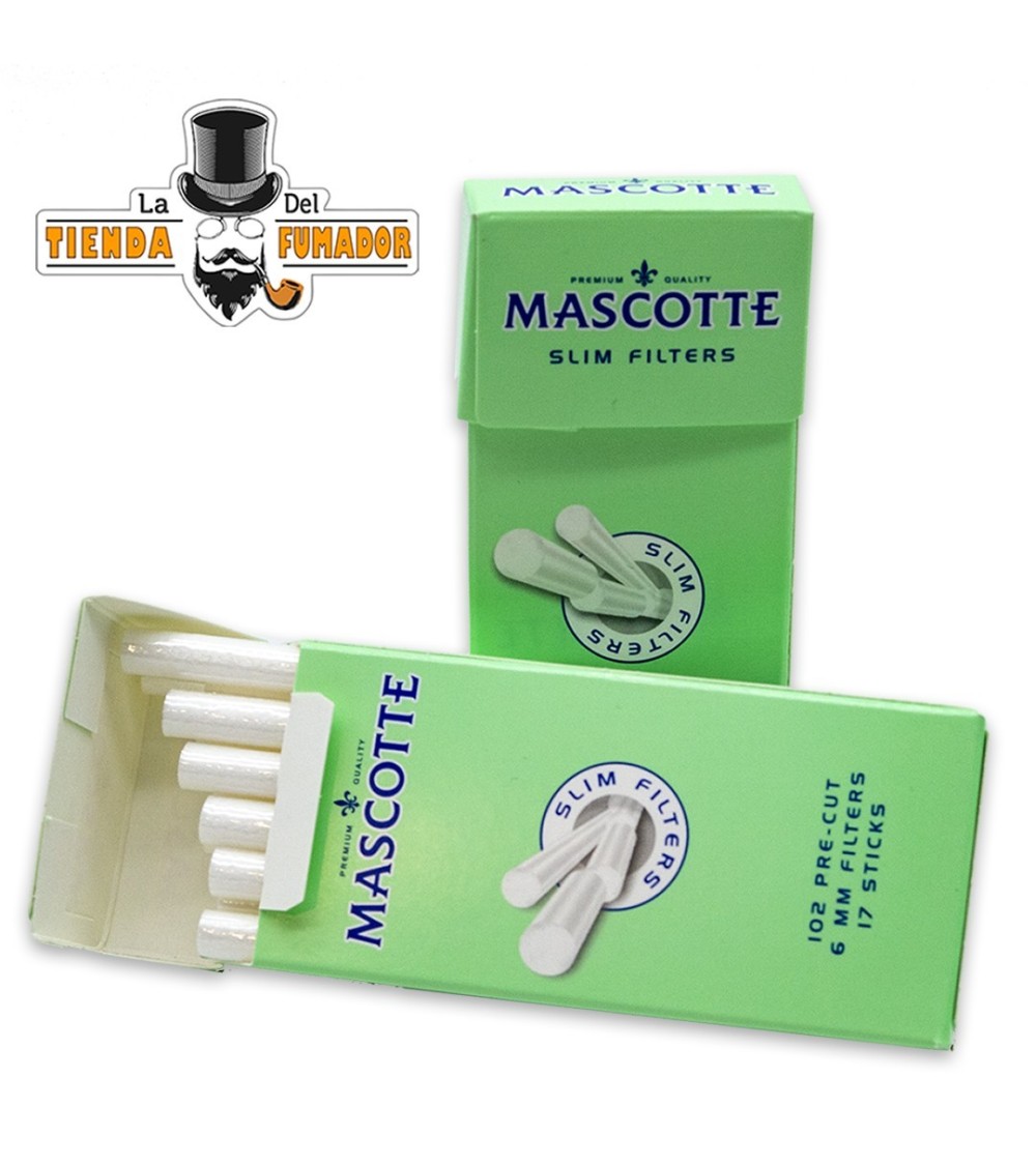 FILTROS MASCOTTE PRECORTADOS SLIM 6 mm 102 FILTROS (10u)