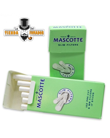 FILTROS MASCOTTE PRECORTADOS SLIM 6 mm 102 FILTROS (10u)
