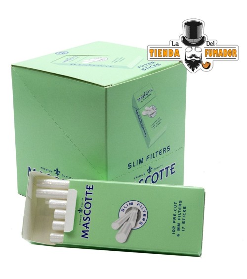 FILTROS MASCOTTE PRECORTADOS SLIM 6 mm 102 FILTROS (10u)