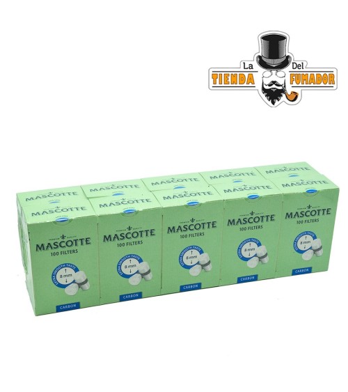 FILTROS MASCOTTE CARBON 8 mm (10u)