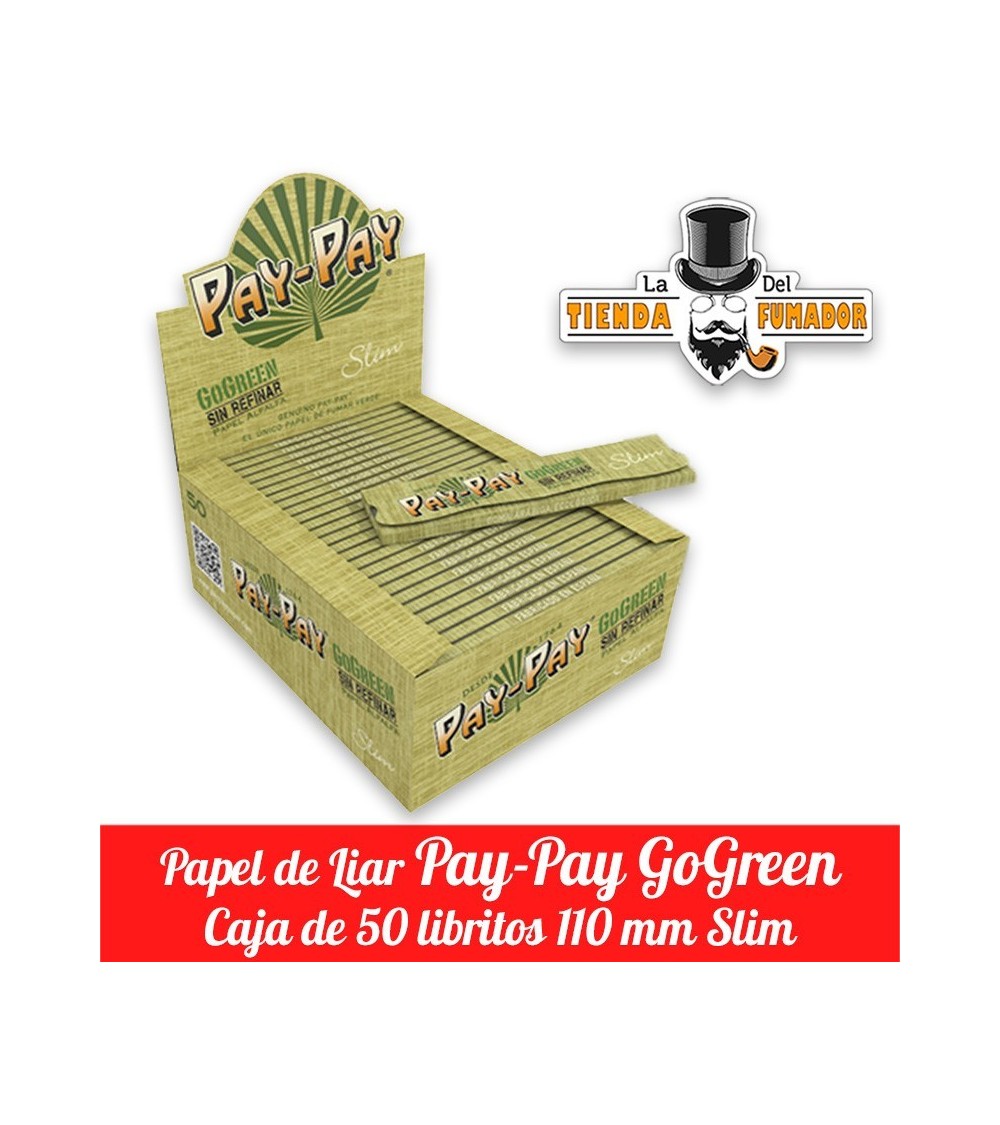 Papel Pay-Pay Gogreen Slim 110 mm 50 unidades