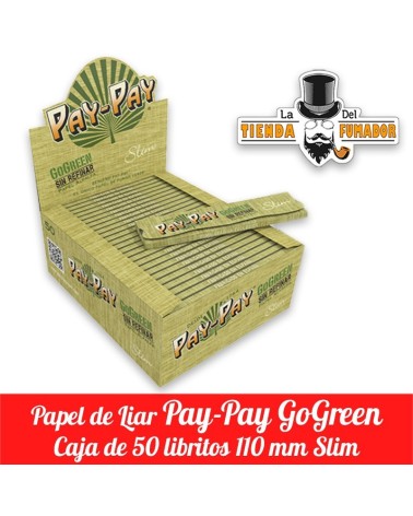 Papel Pay-Pay Gogreen Slim 110 mm 50 unidades