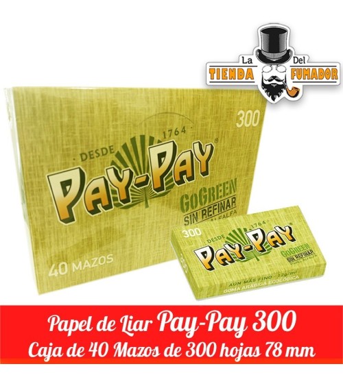Papel Pay-Pay Gogreen Mazo 300 78mm 40 unidades