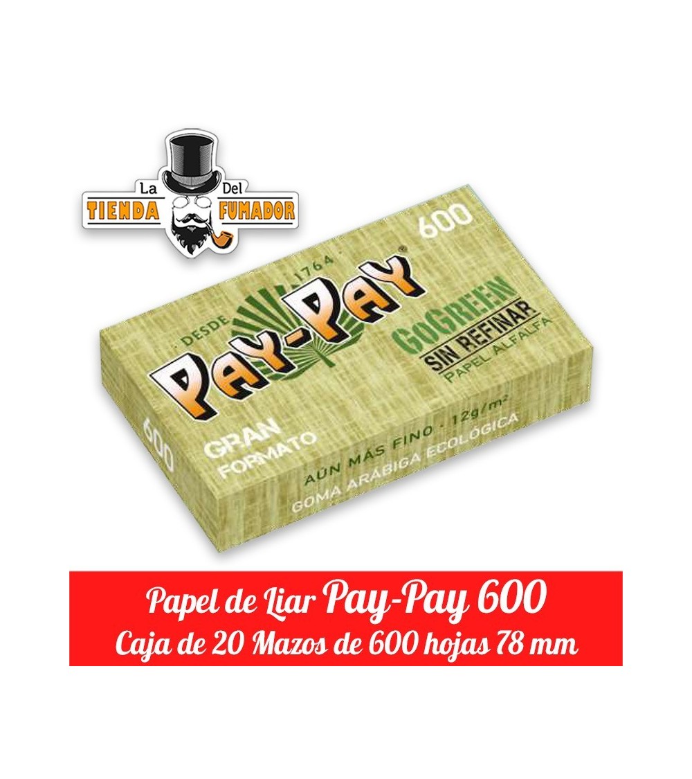 Papel Pay-Pay Gogreen Mazo 600 78mm 20 unidades