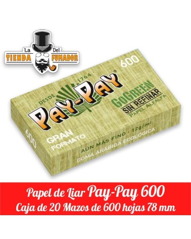 Papel Pay-Pay Gogreen Mazo 600 78mm 20 unidades