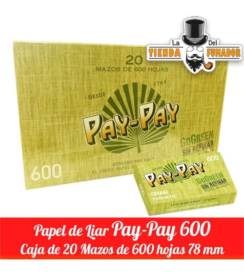Papel Pay-Pay Gogreen Mazo 600 78mm 20 unidades