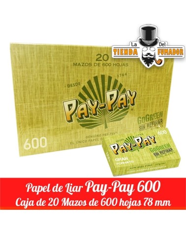 Papel Pay-Pay Gogreen Mazo 600 78mm 20 unidades