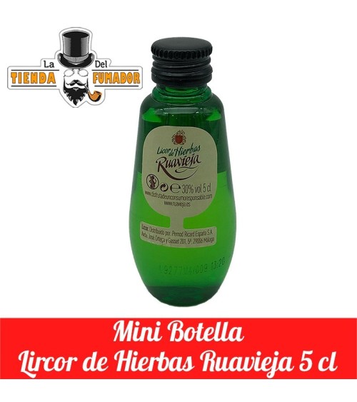 MINI BOTELLA RUAVIEJA LICOR DE HIERBAS 5CL