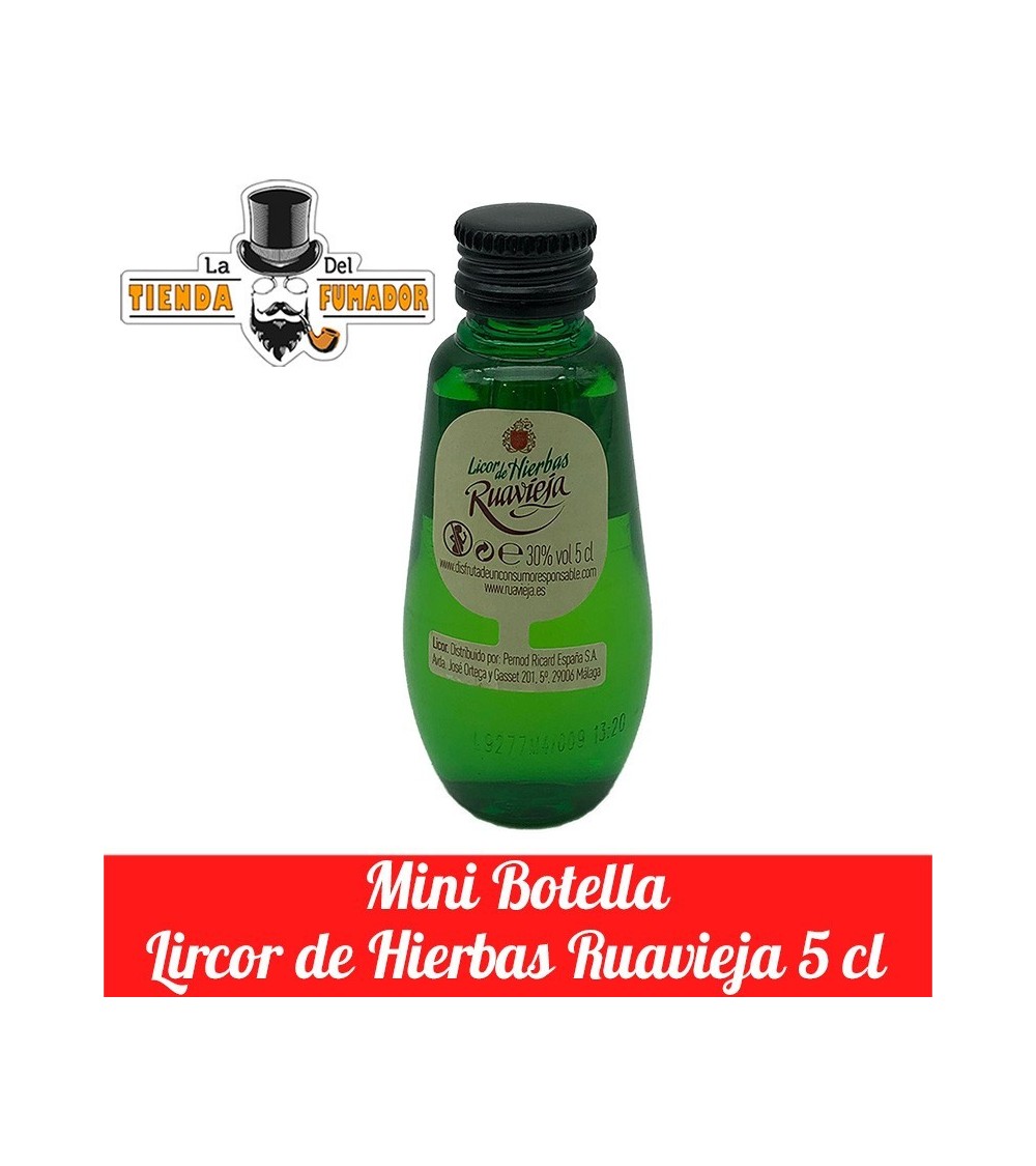 MINI BOTELLA RUAVIEJA LICOR DE HIERBAS 5CL