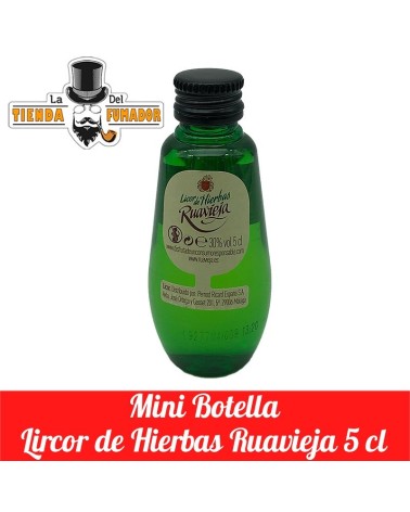 MINI BOTELLA RUAVIEJA LICOR DE HIERBAS 5CL
